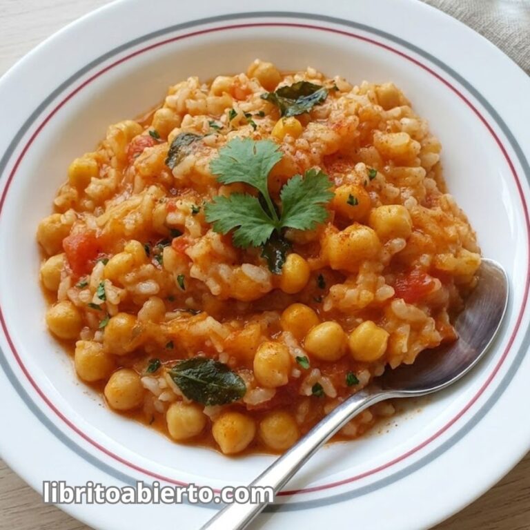 Garbanzos con arroz y hierbabuena una receta fácil y deliciosa