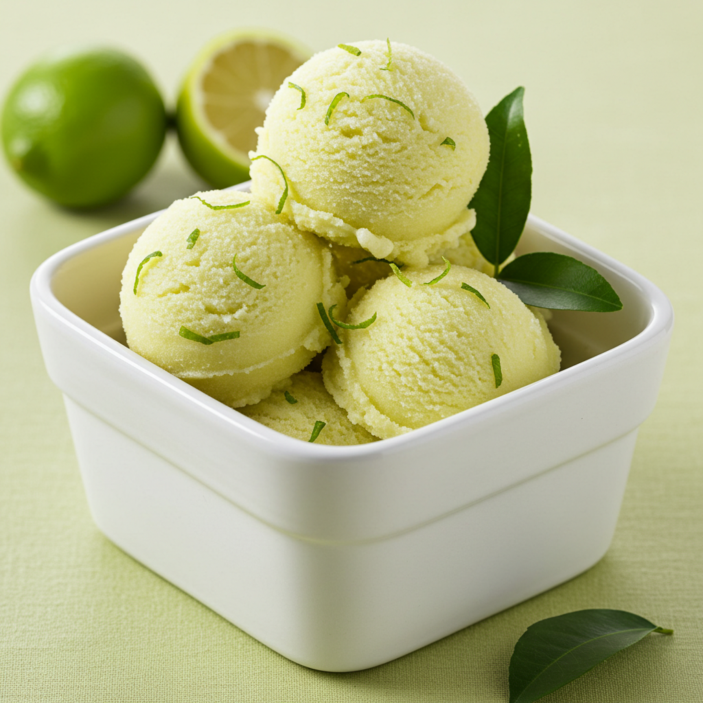 Receta de helado casero de limón
