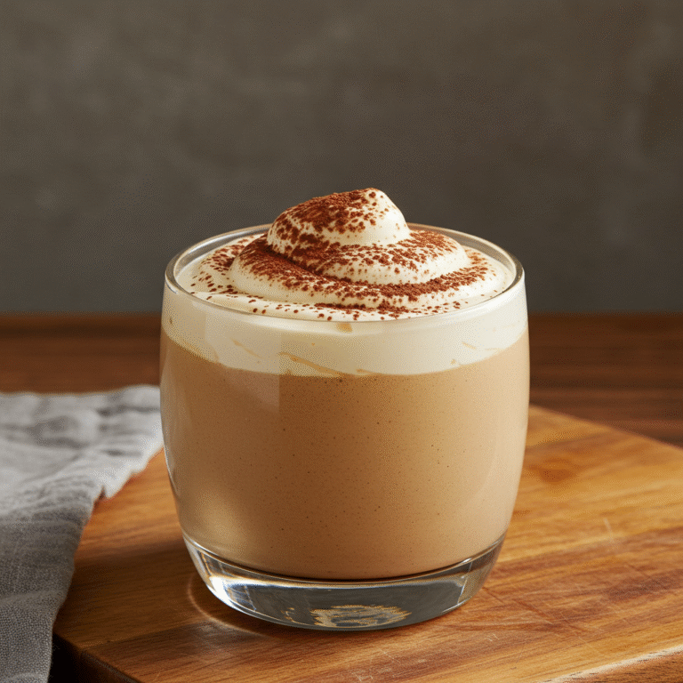 Receta de mousse de café con chantilly