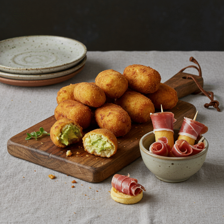 Receta de croquetas de aguacate con jamón