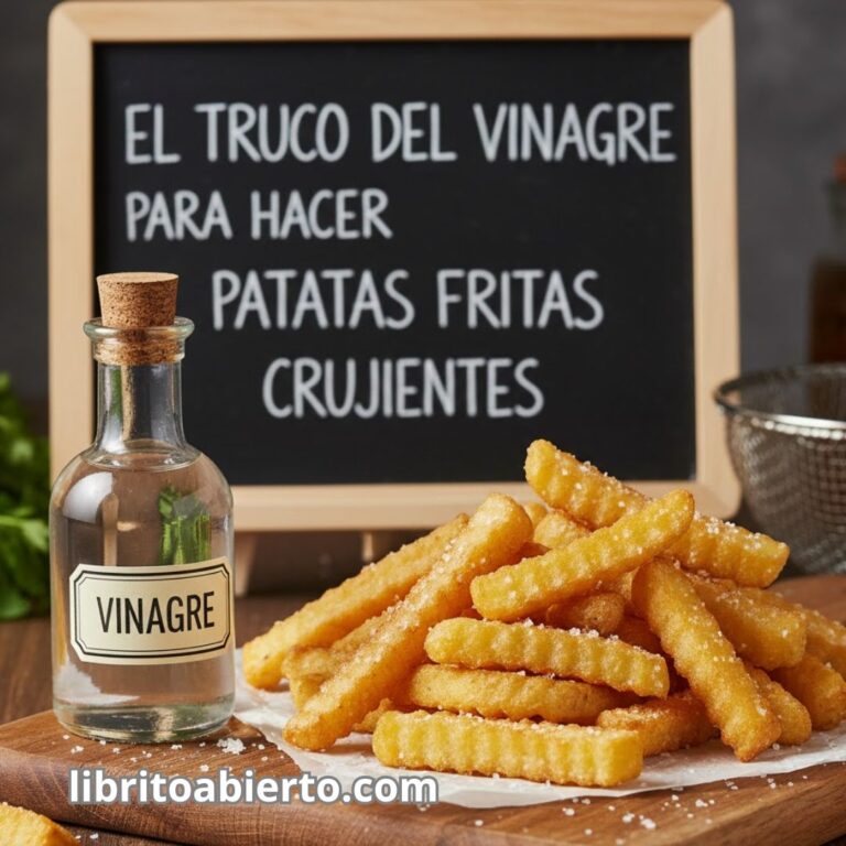 Patatas frutas perfectas y muy crujientes, el truco del vinagre
