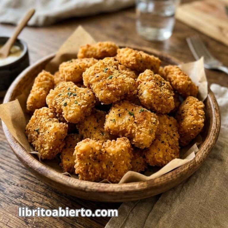 Nuggets de pollo crujientes