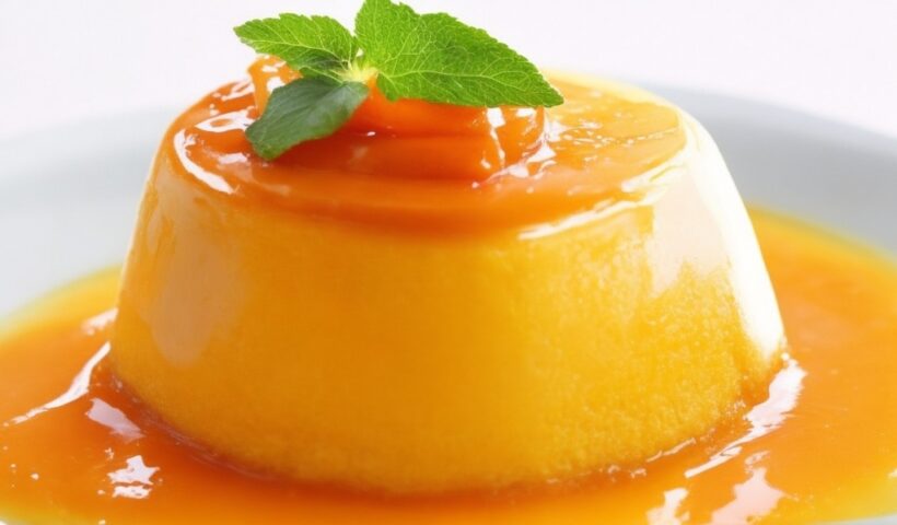 Flan de naranja casero con caramelo: postre fácil y sabroso