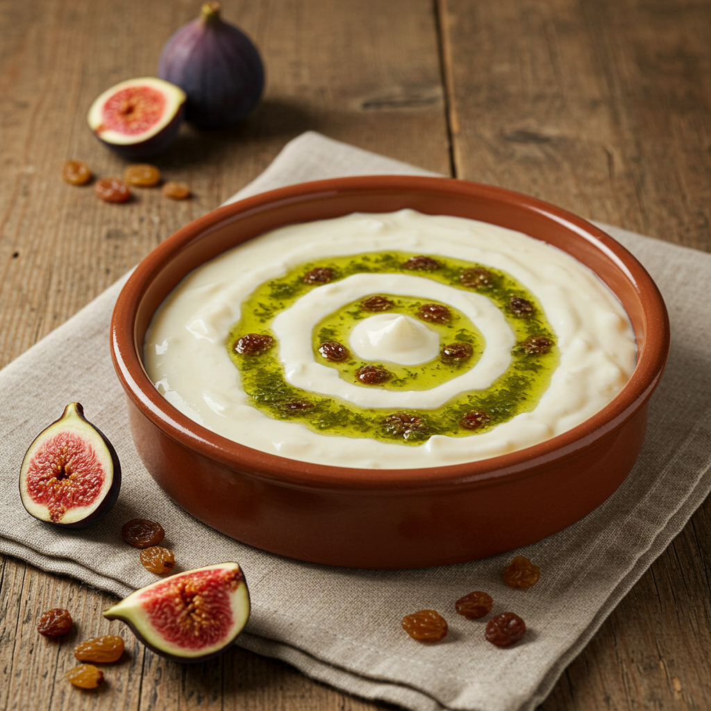 Crema de merluza en salsa verde