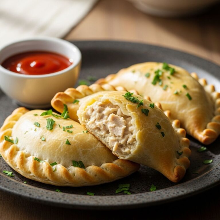 Receta de empanadas cremosas de pollo