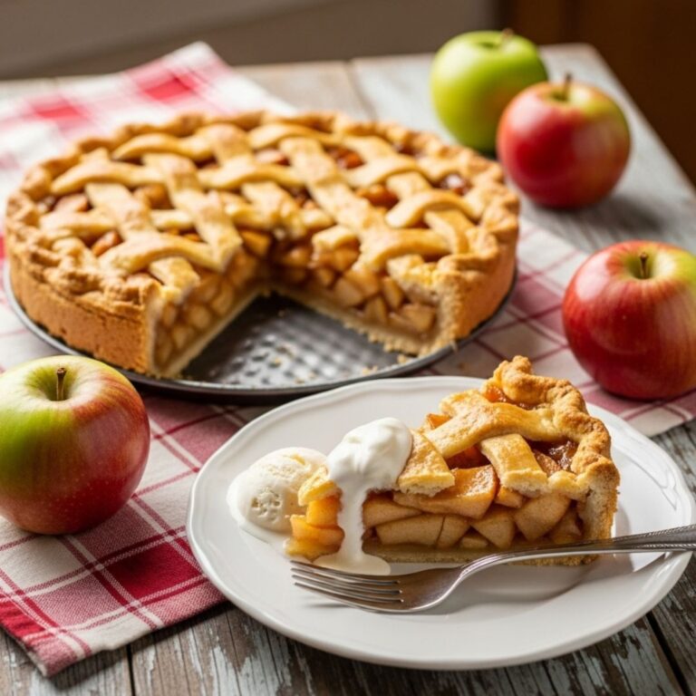 Tarta de manzana receta básica y fácil