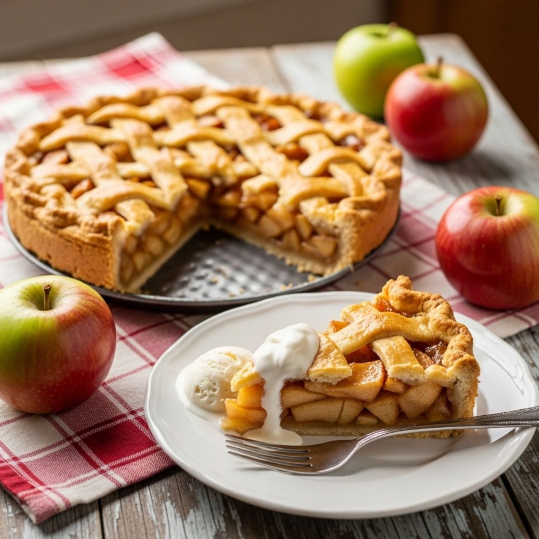 Tarta de manzana receta básica y fácil