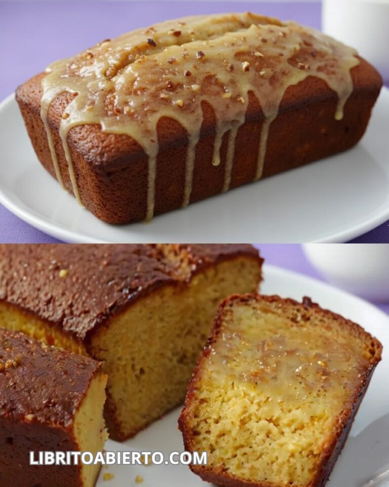 receta de bizcocho húmedo de plátano
