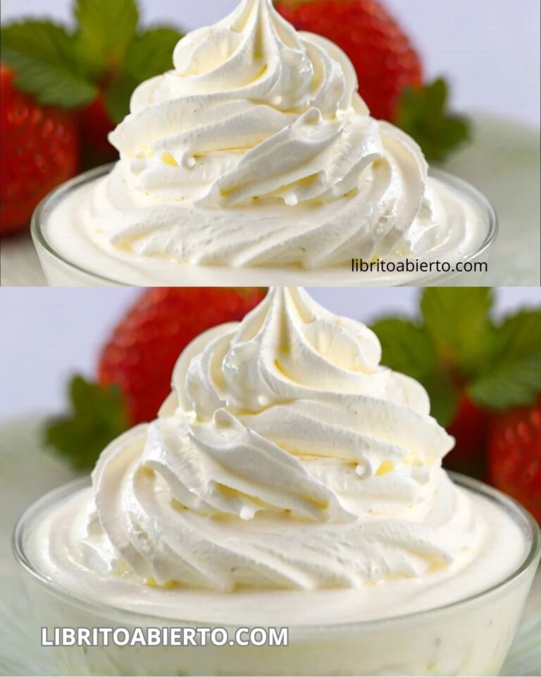 receta fácil para hacer crema chantilly