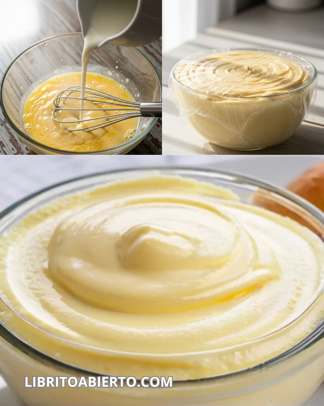 Receta de crema pastelera