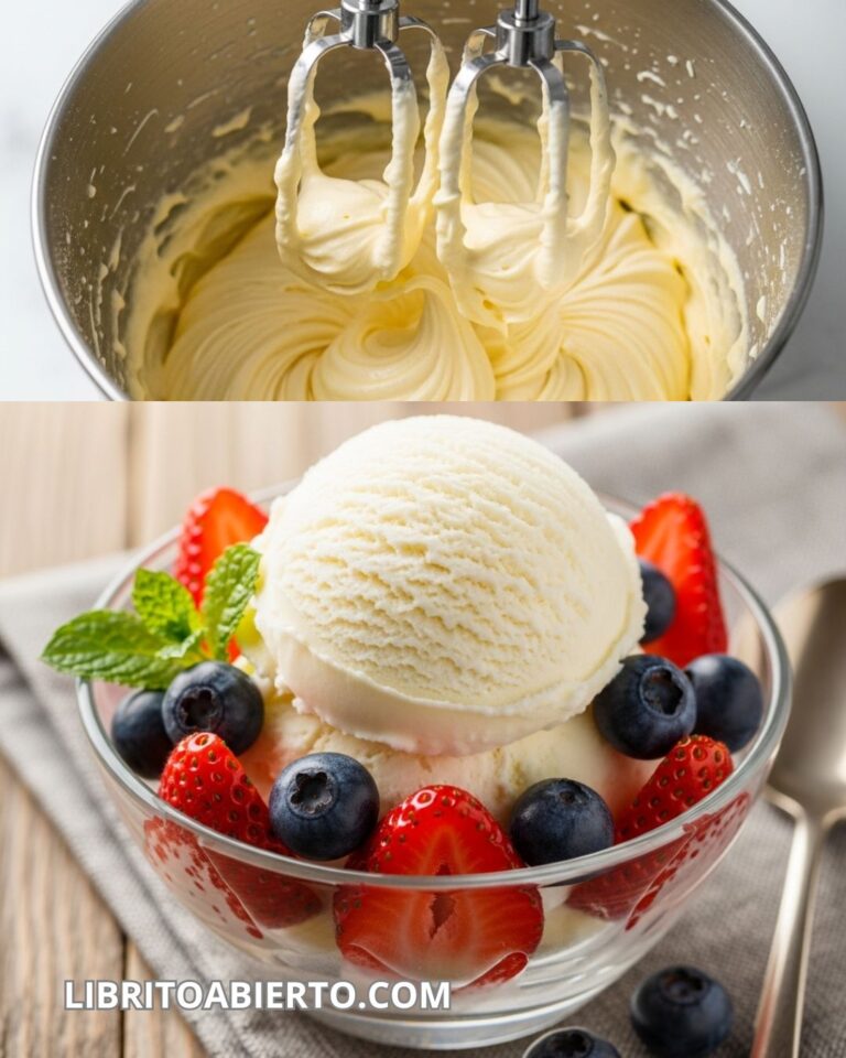 Helado de nata casero receta