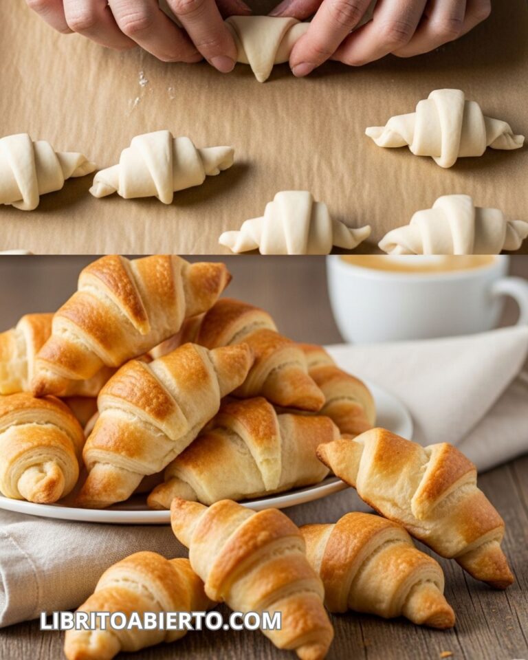 Receta de mini croissants caseros