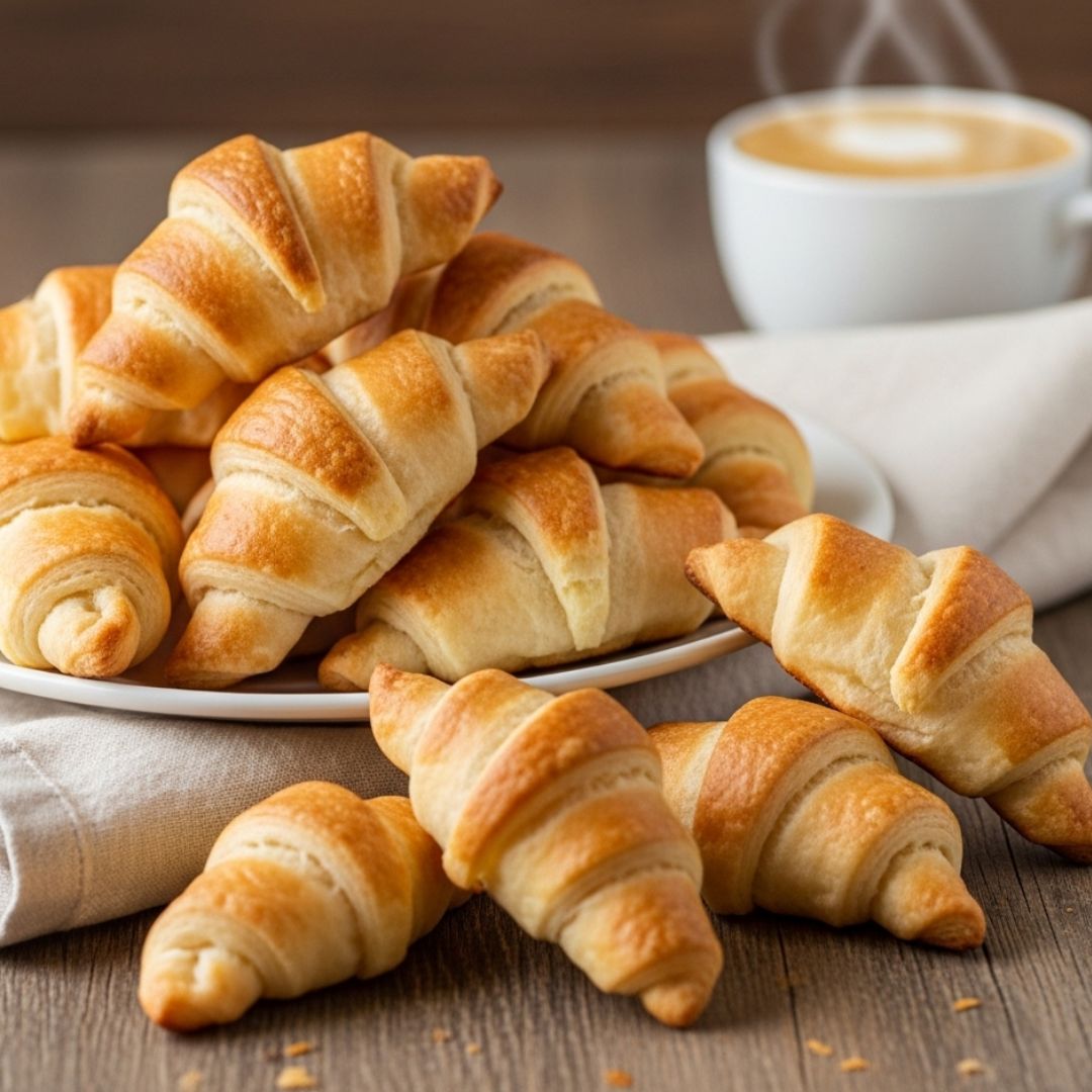 Receta de mini croissants caseros