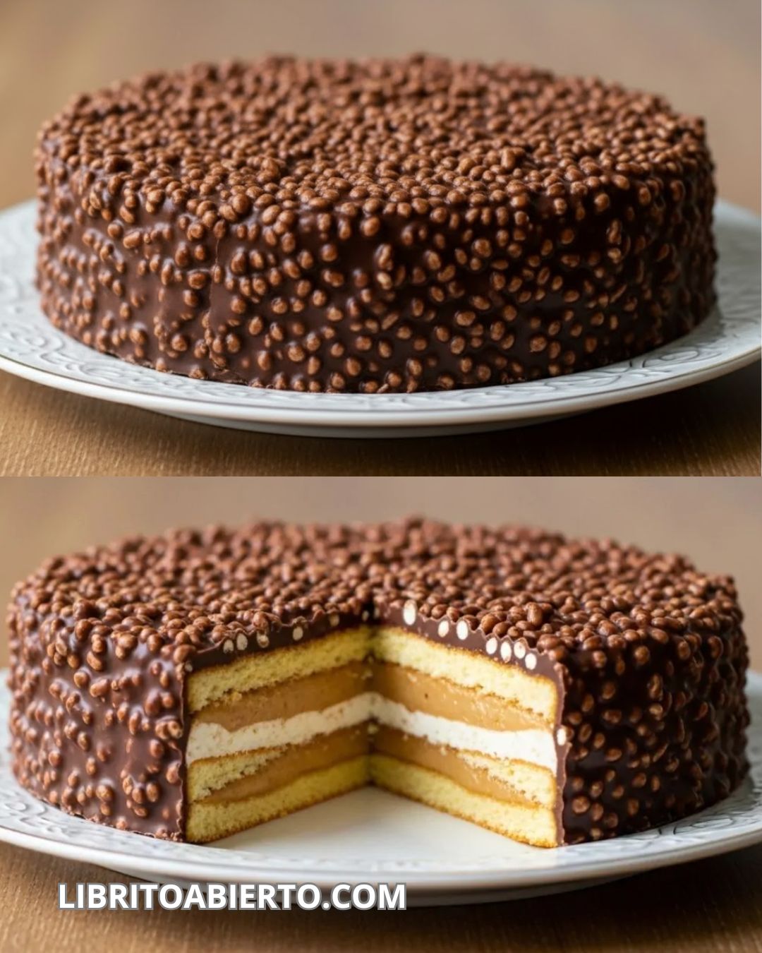 Receta de pastel de turrón