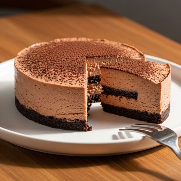 Pastel mousse de chocolate receta