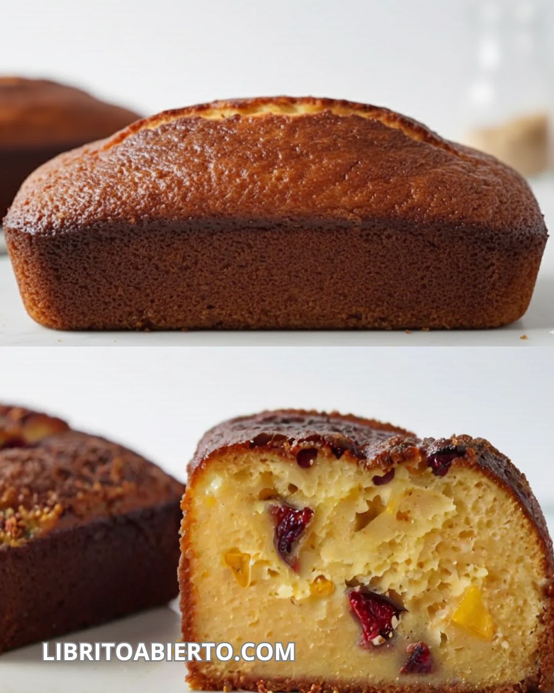 Receta de pudin con fruta escarchada