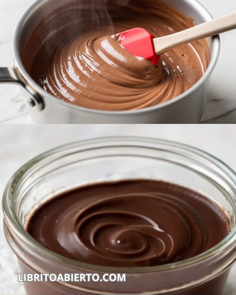Crema pastelera de chcolate