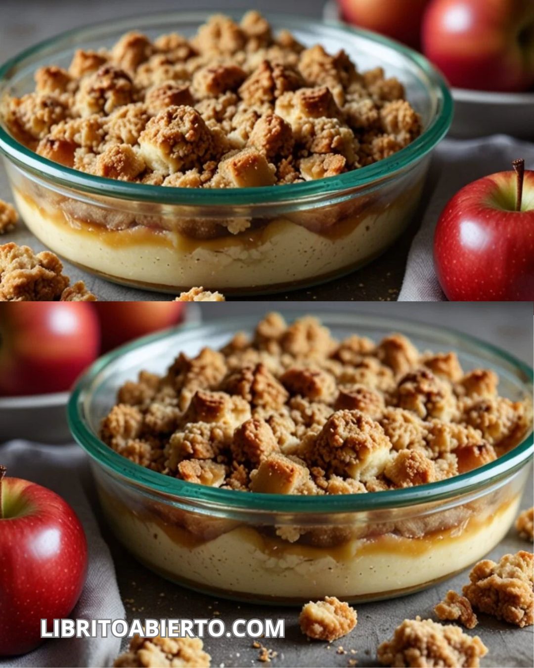 crumble de manzana