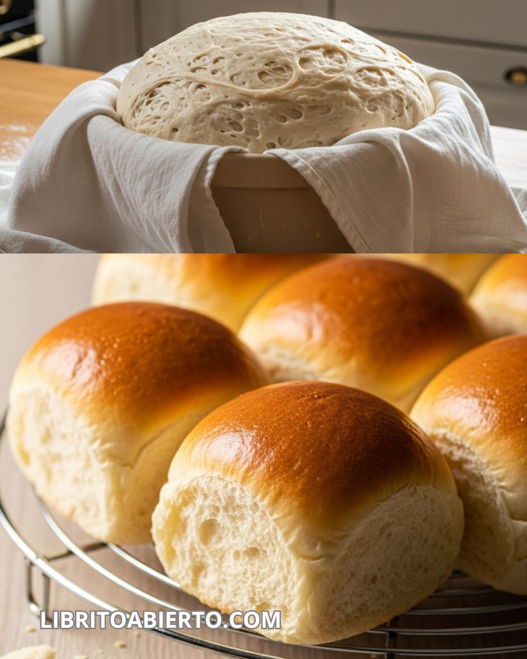 Receta de bollitos de leche esponjosos