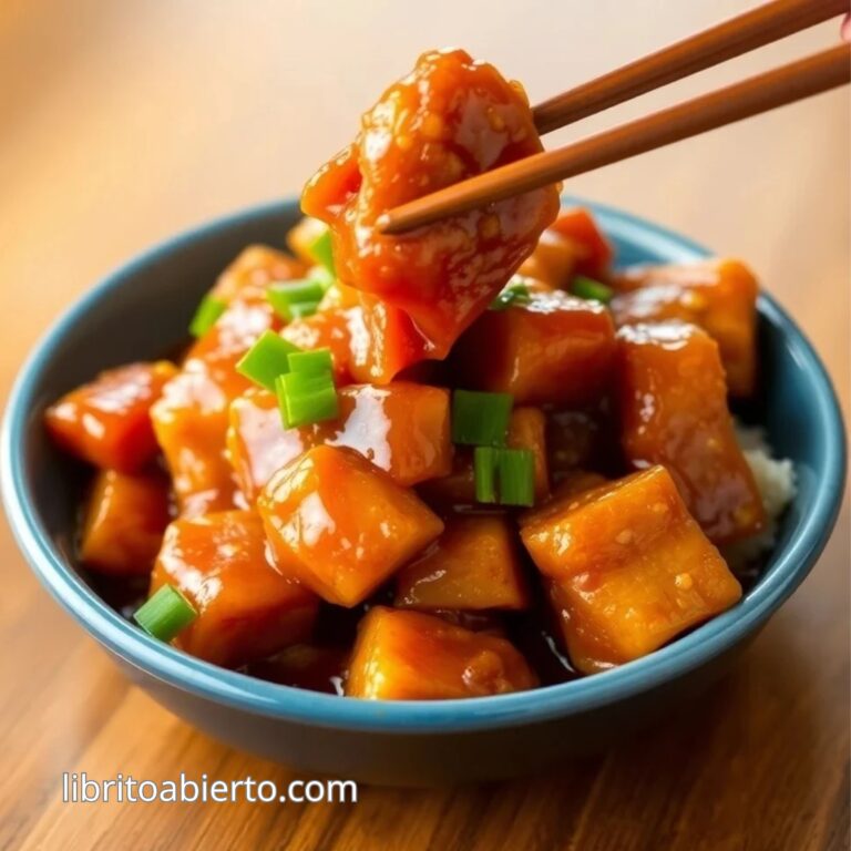 Cerdo agridulce chino receta