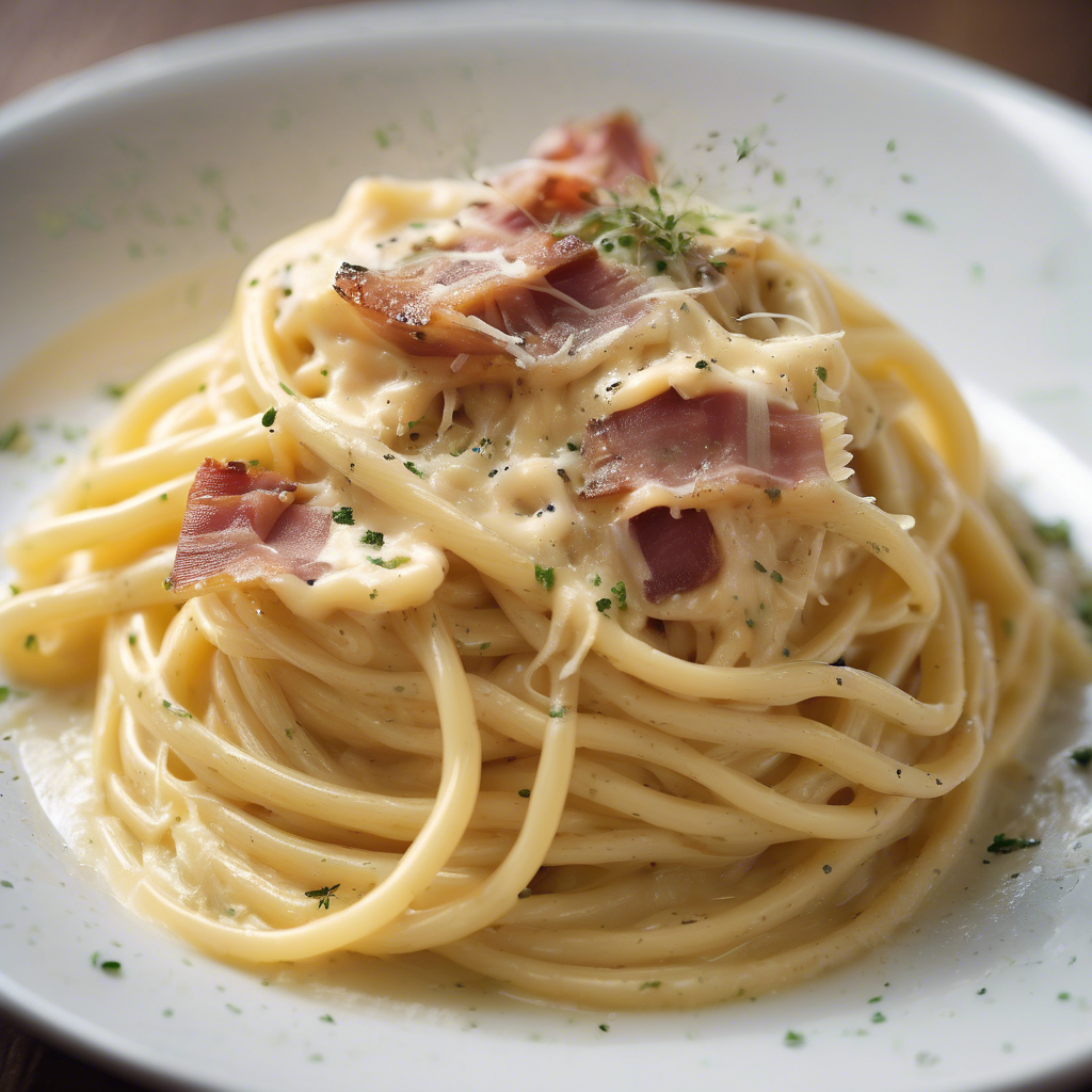 Receta de pasta carbonara tradicional