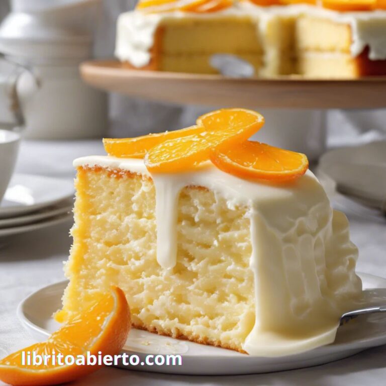 Bizcocho de naranja esponjoso