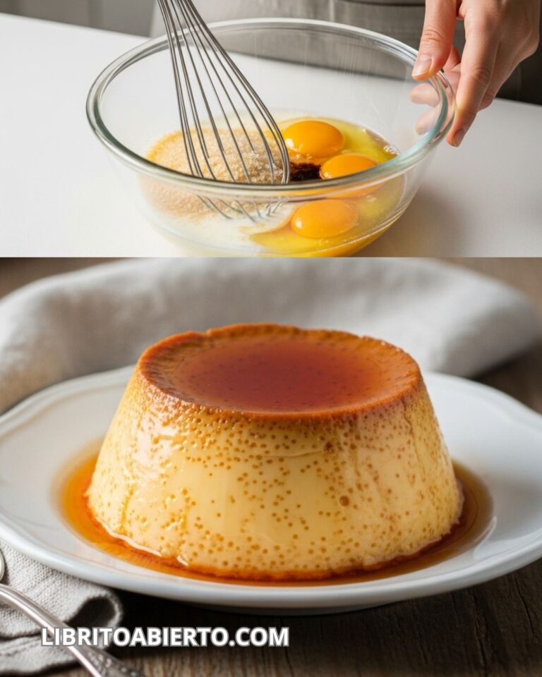 Receta de flan de huevo casero