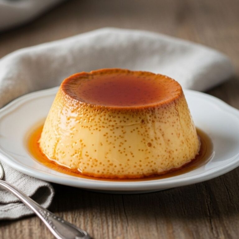 Receta de flan de huevo casero