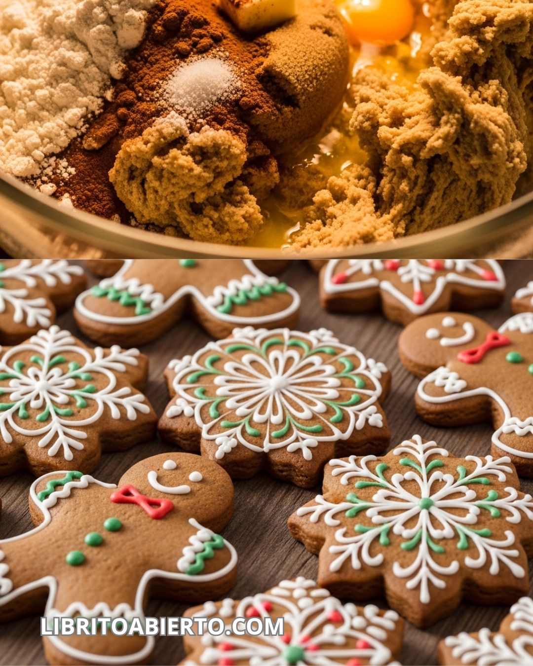 Galletas de jengibre con glaseado