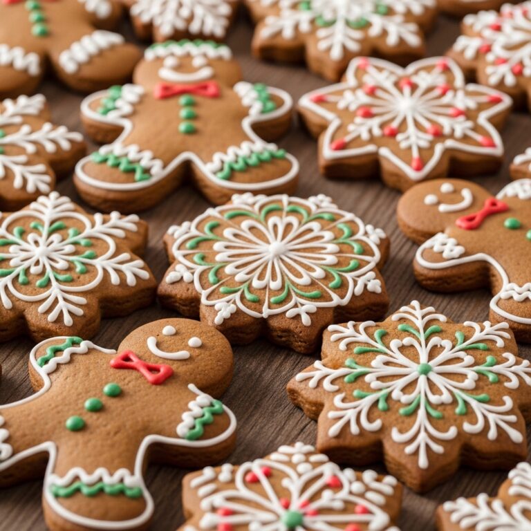 Galletas de jengibre con glaseado