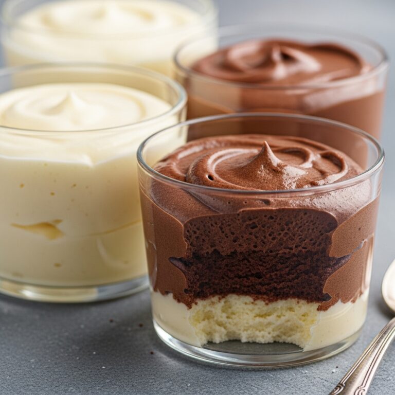 Receta de mousse de vainilla y chocolate