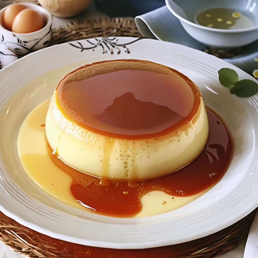 Receta de flan de huevo casero