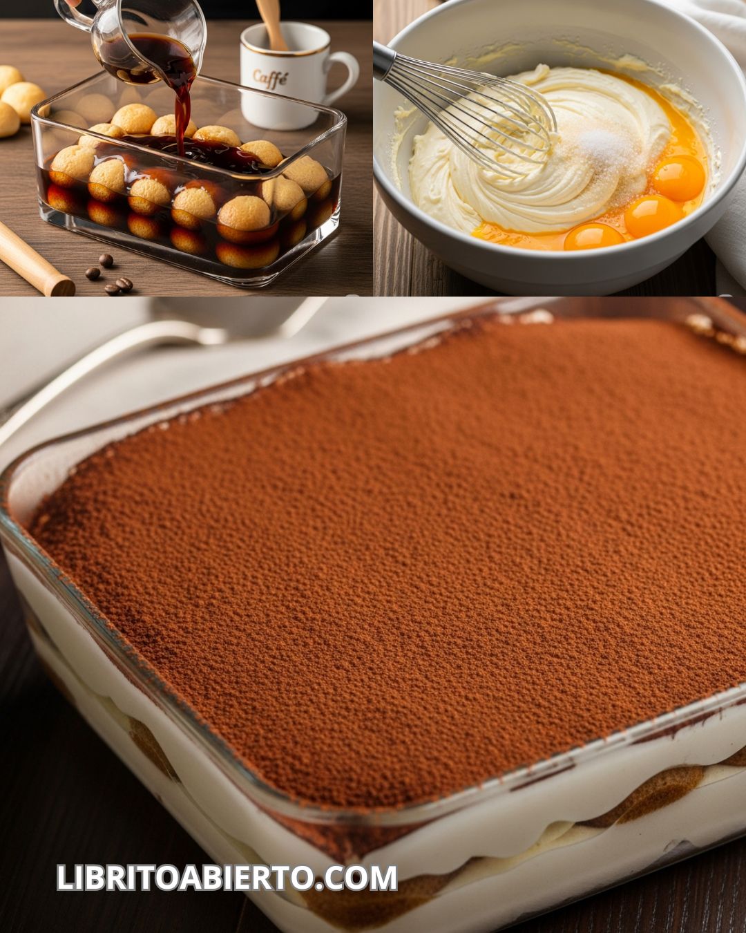 Receta fácil y rápida de tiramisú