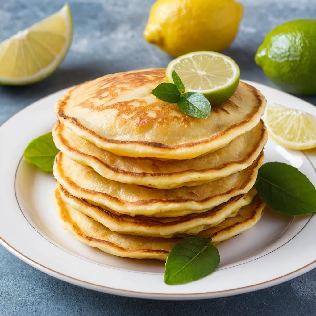 Receta sin horno de tortitas de limón