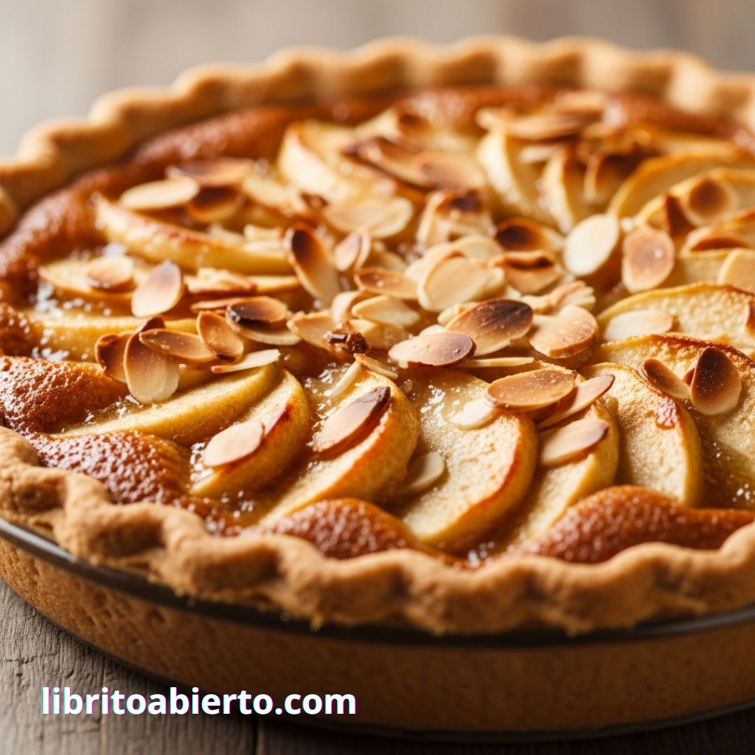 Tarta de manzana y almendra