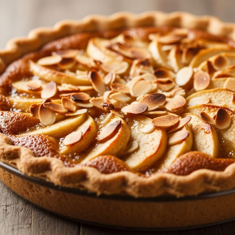 Receta de tarta de manzana y almendra