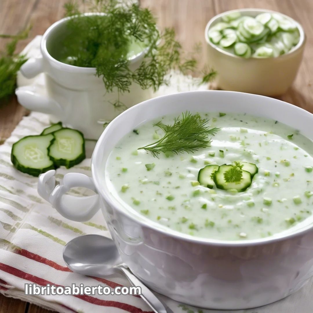 Sopa fria de pepino