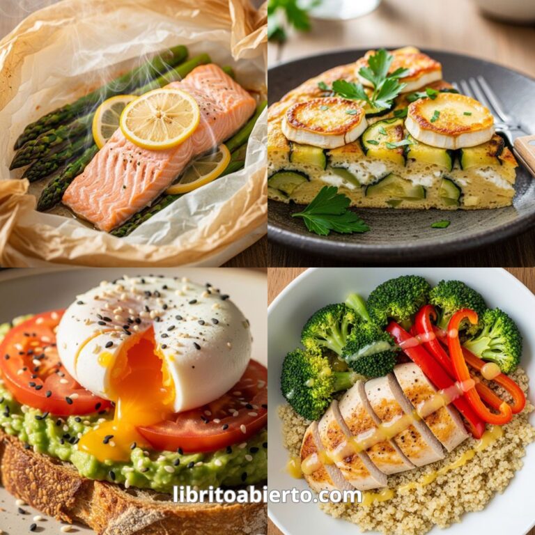 Cuatro cenas rápidas y saludables para la semana marca agua