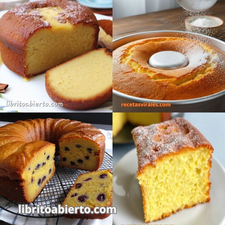 Las mejores recetas de bizcochos caseros