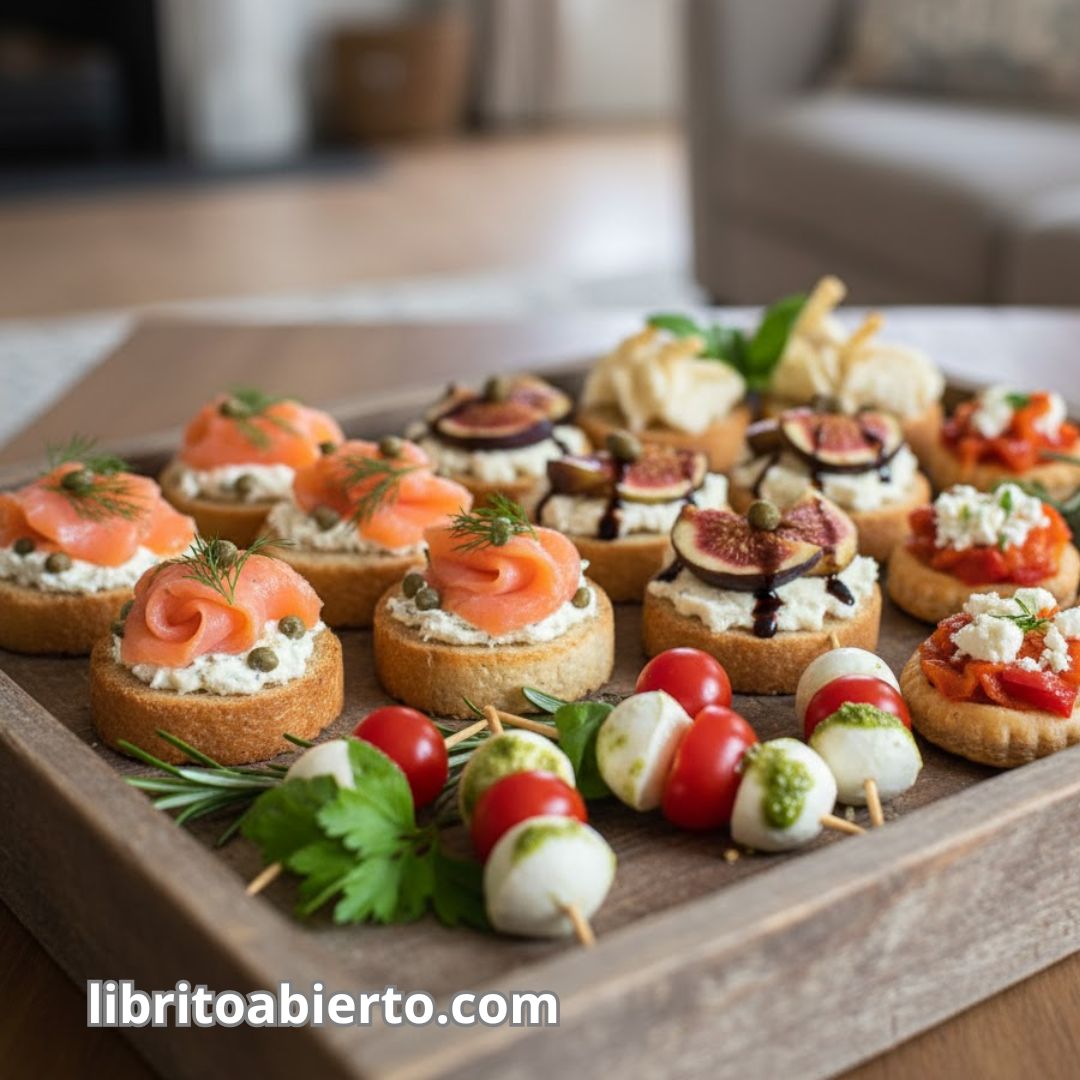 Canapés caseros fáciles y deliciosos para sorprender
