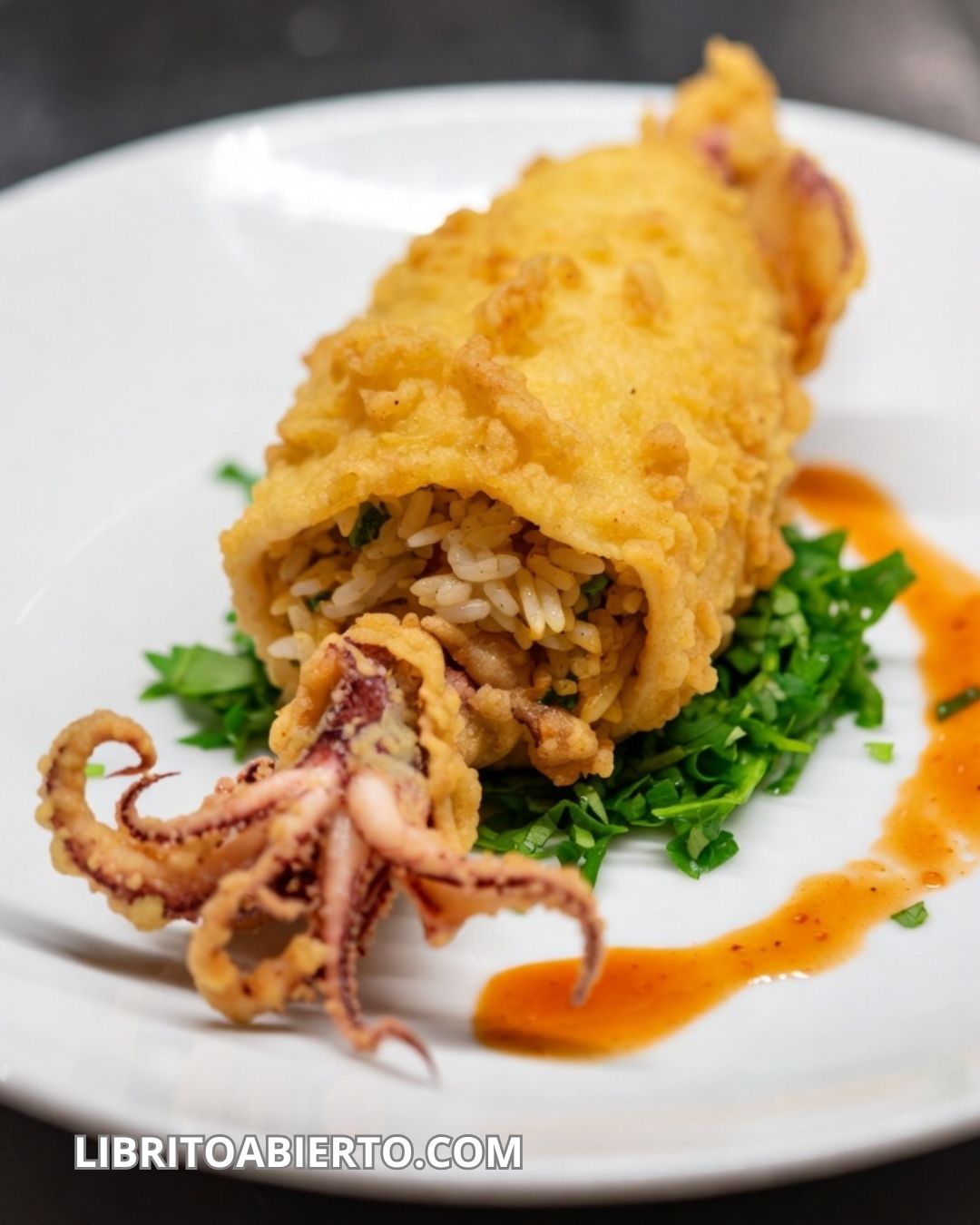 Chipirones rellenos de arroz: receta tradicional crujiente y deliciosa