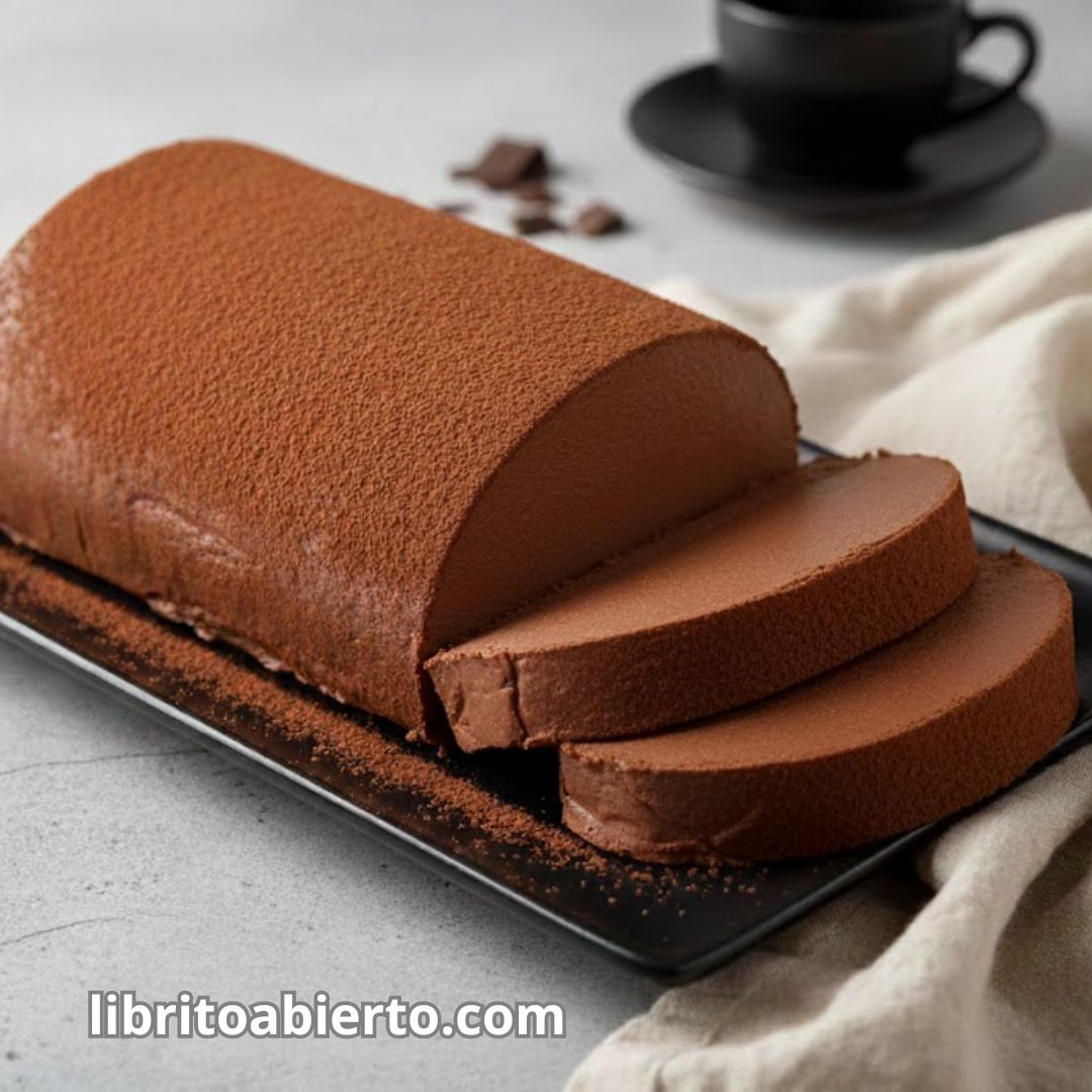 Pastel mousse de chocolate japonés receta viral esponjosa