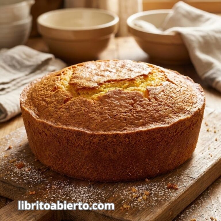 Descubre cómo preparar un bizcocho casero de toda la vida, con el equilibrio justo de azúcar y una esponjosidad inigualable que se mantiene perfecta durante días.