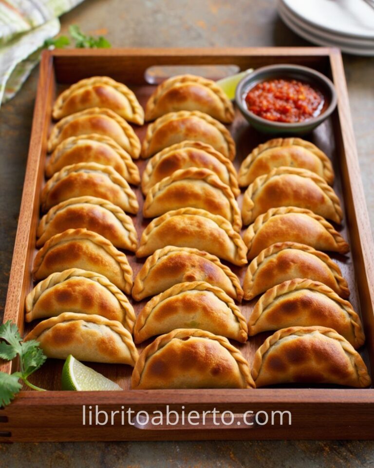 Aprende a preparar unas auténticas empanadillas de carne caseras, con un relleno jugoso de ternera y un acabado dorado que sorprenderá a todos tus invitados