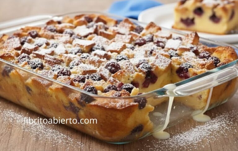 Pudin de pan con pasas receta para aprovechar el pan duro