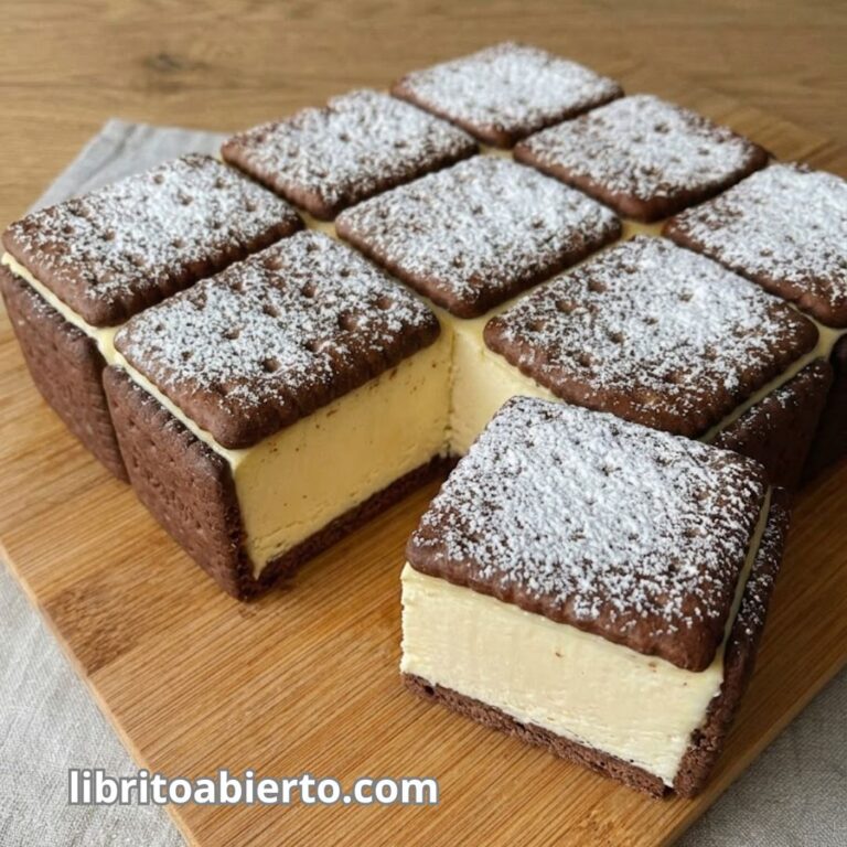 Tarta de galleta y crema una receta de postre fácil e irresistible