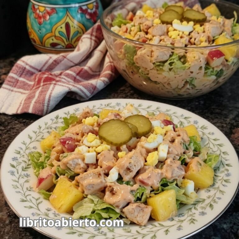 Ensalada de pollo y piña receta fácil y deliciosa